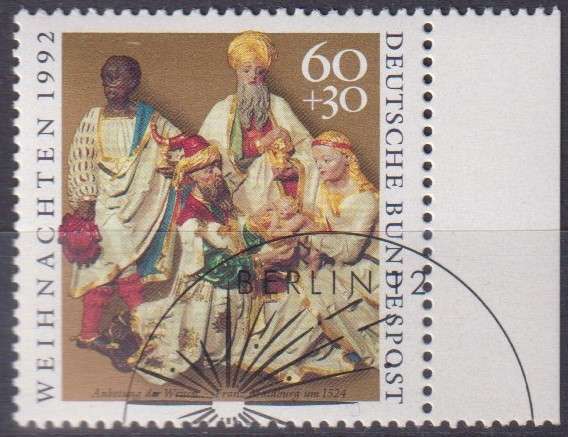 Stamps Germany 1992 Christmas Stamps