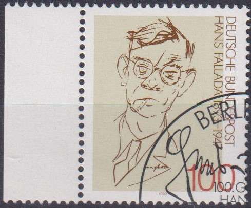 Stamps Germany 1993 The 100th Anniversary of the Birth of Hans Leip, Writer and Lithografic Artist