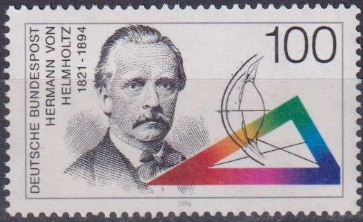Stamps Germany 1994 The 100th Anniversary of the Birth of Hermann von Helmholtz, Scientist