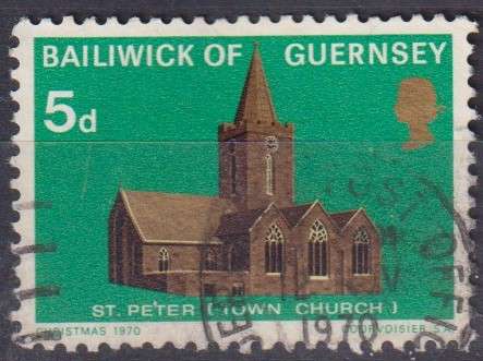 Stamps Thematic Architecture ULH Bailiwick of Guernsey