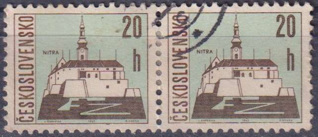 Stamps Thematic Architecture ULH Czechoslovakia