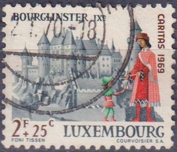 Stamps Thematic Architecture ULH Luxembourg