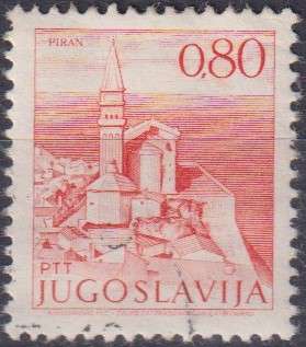Stamps Thematic Architecture ULH Yugoslavia