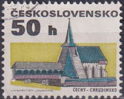 Stamps Thematic Architecture ULH Czechoslovakia
