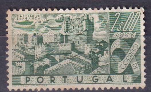 Stamps Portugal 1946 Portuguese Castles MLH