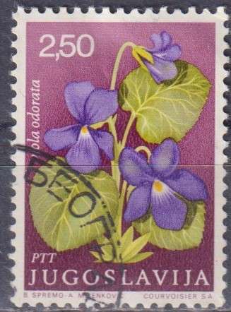 Stamp Thematic Flowers