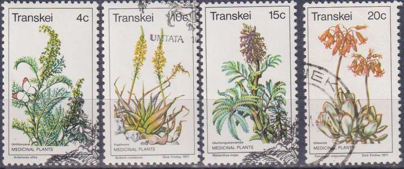 Stamps Transkei 1977 Medicinal Plants