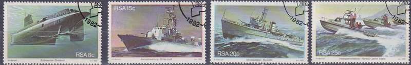 Stamps RSA 1982 The 25th Anniversary of Simonstown as South African Naval Base