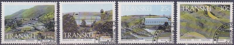 Stamps Transkei 1986 Hydro-electric Power Stations