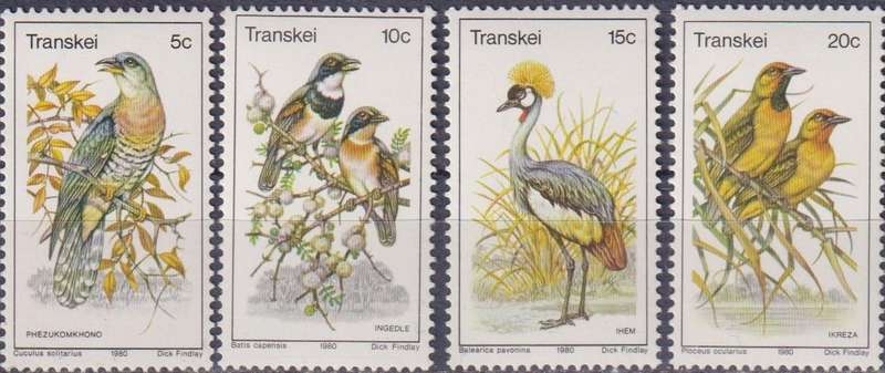 Stamps Transkei 1980 Birds