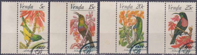 Stamps Venda 1981 Nectar Birds