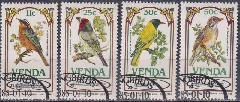 Stamps Venda 1985 Songbirds