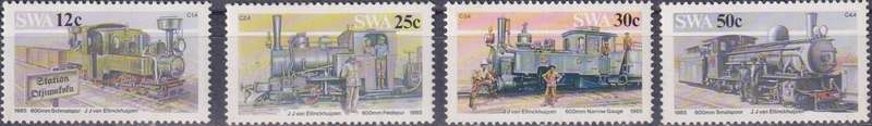 Stamps SWA 1985 Narrow-gauge Railway Locomotives
