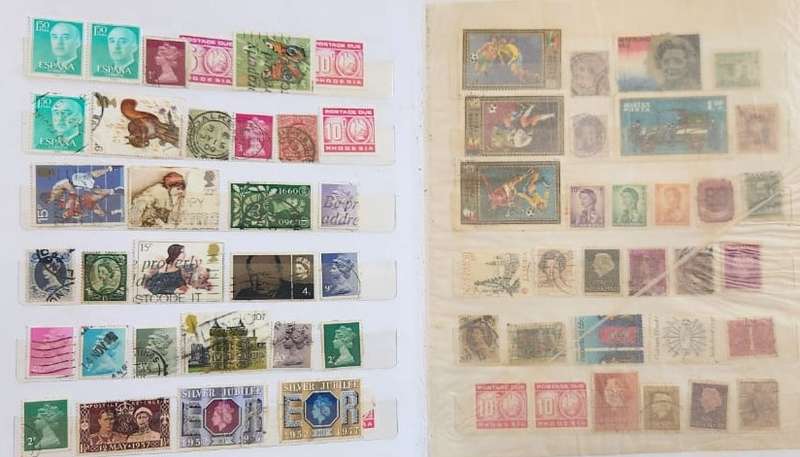 Stamp Album Mix World  Not Checked