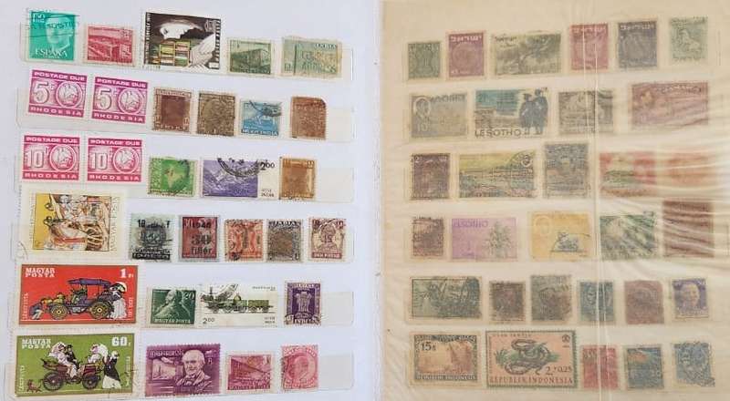 Stamp Album Mix World  Not Checked