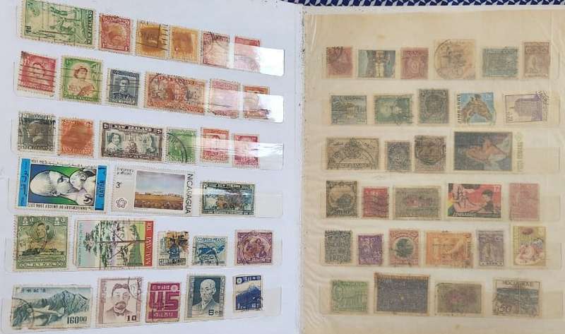 Stamp Album Mix World  Not Checked