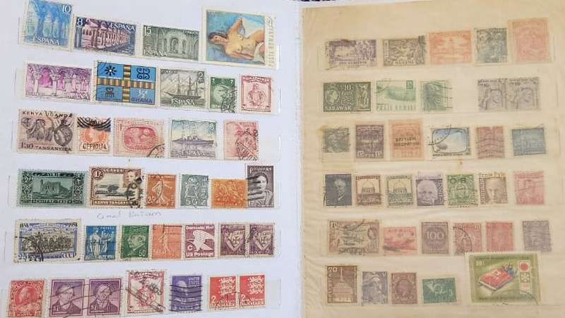 Stamp Album Mix World  Not Checked