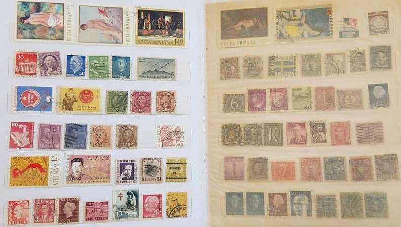 Stamp Album Mix World  Not Checked