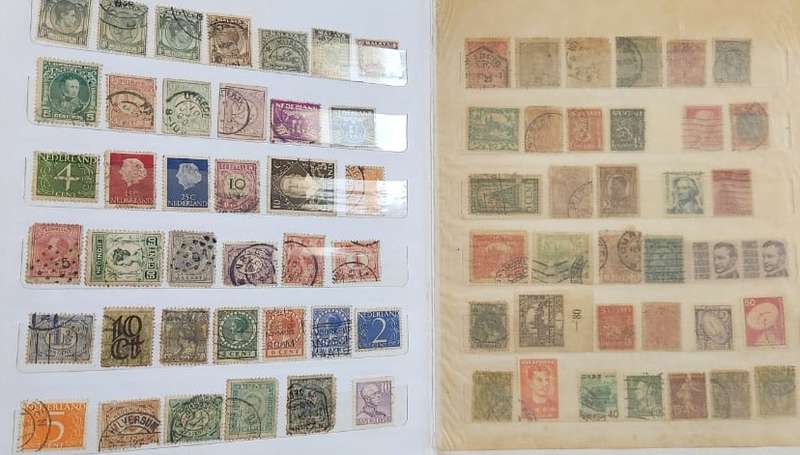Stamp Album Mix World  Not Checked