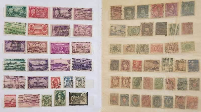 Stamp Album Mix World  Not Checked