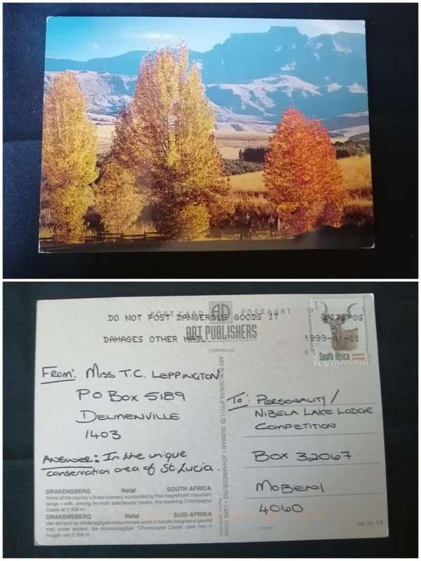 Post Cards / Maxi Card used