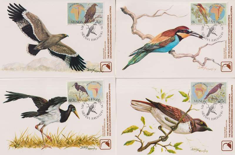 Maxi Cards Venda 1983 Migratory Birds Limited Edition 2741/3000