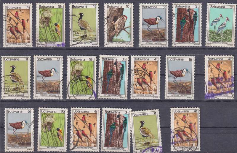 Stamps Botswana Mix Card