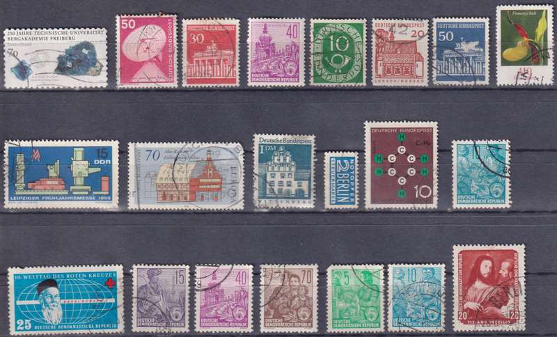 Stamps Germany Mix Card
