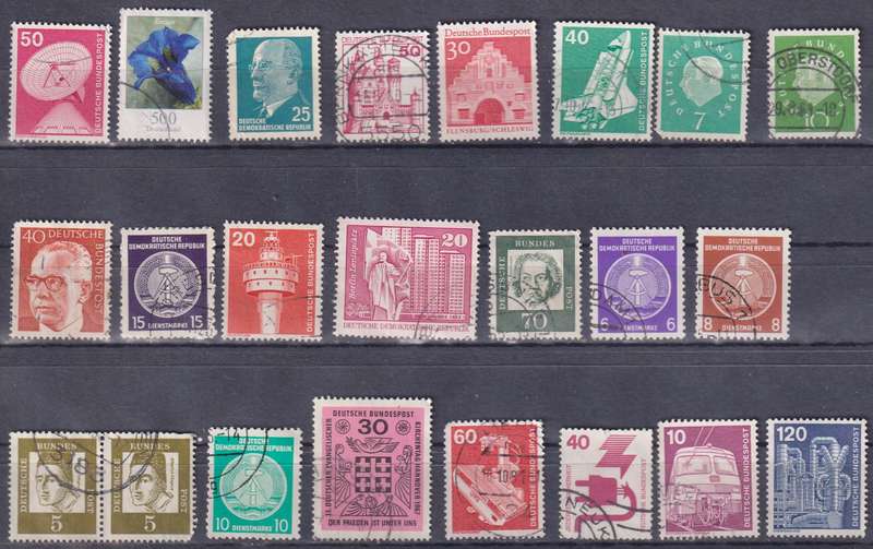 Stamps Germany Mix Card