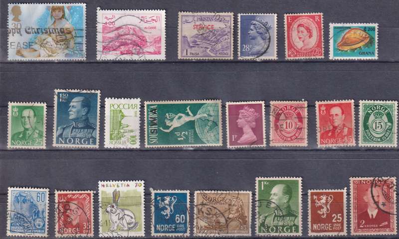 Stamps Mix World Card