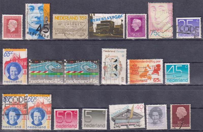 Stamps Netherlands Mix Card