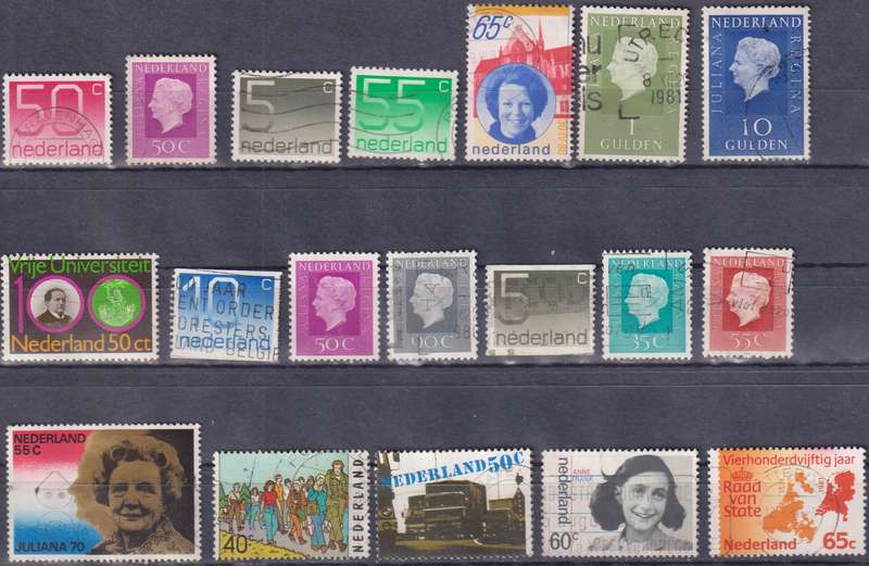 Stamps Netherlands Mix Card
