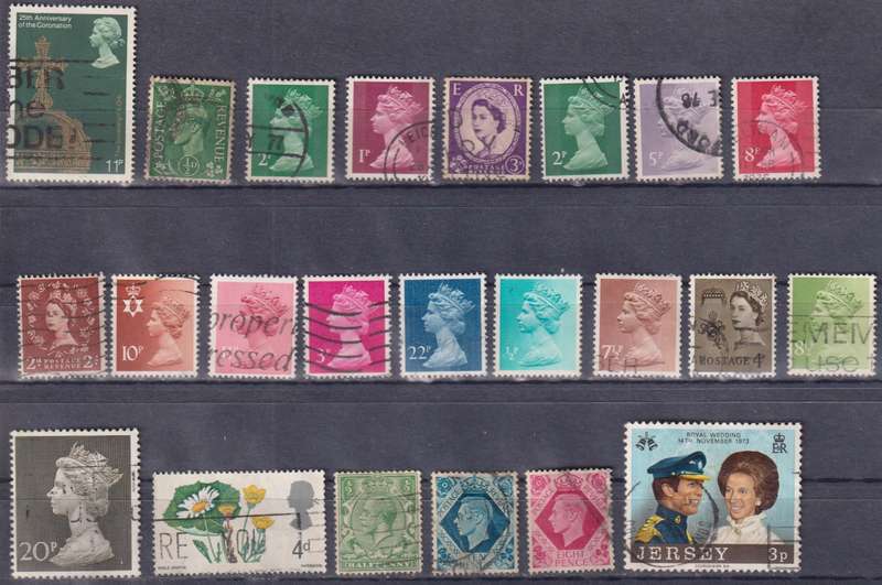 Stamps GB Mix Card