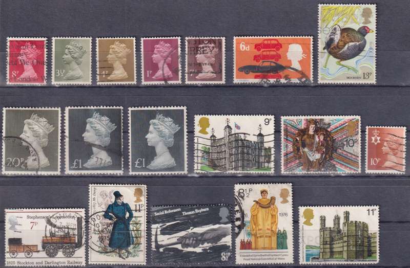 Stamps GB Mix Card