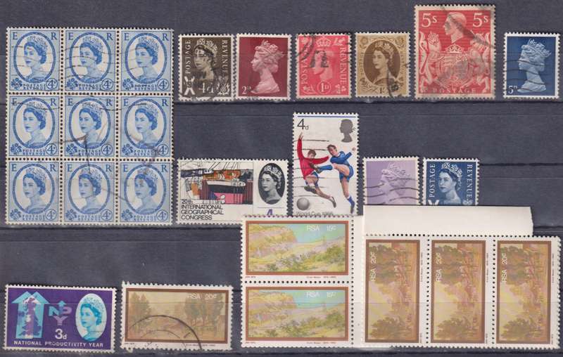 Stamps Mix World Card