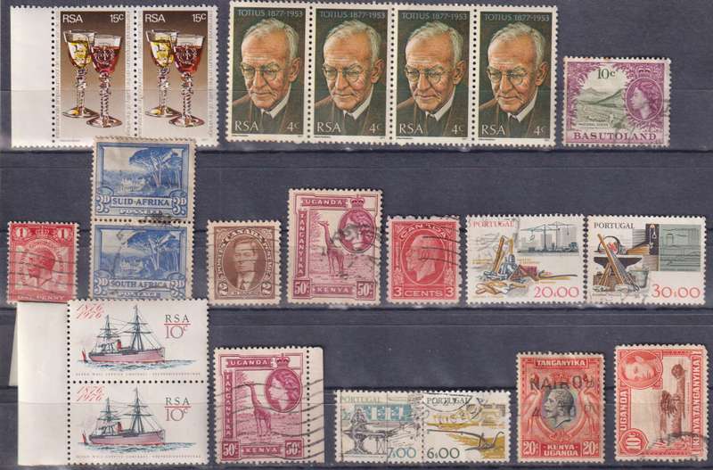 Stamps Mix World Card
