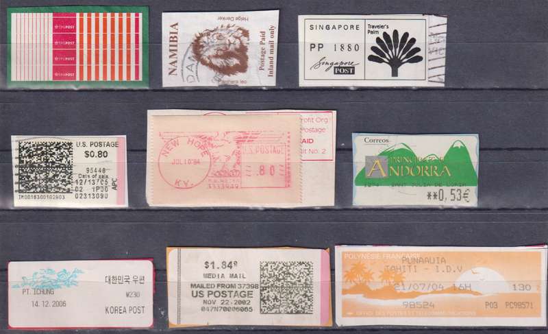 Stamps Postal History Labels