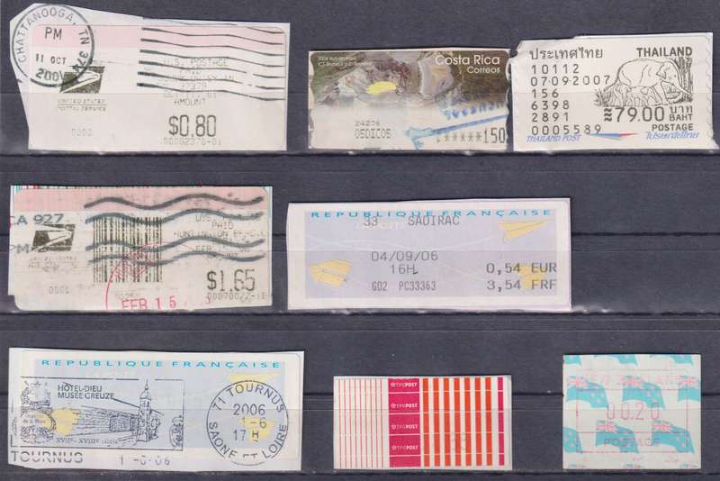 Stamps Postal History Labels