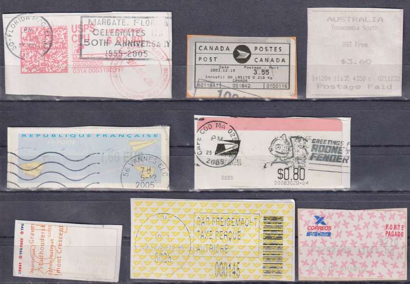 Stamps Postal History Labels