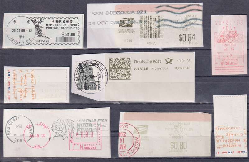 Stamps Postal History Labels