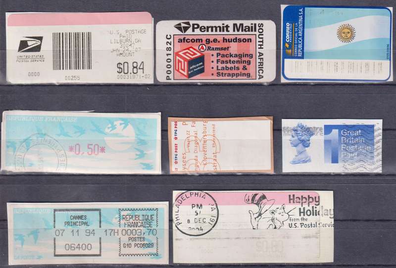 Stamps Postal History Labels