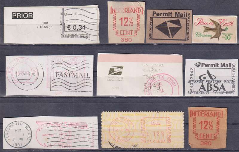 Stamps Postal History Labels