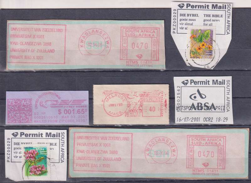 Stamps Postal History Labels