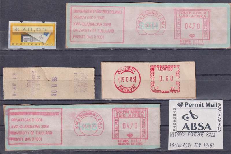 Stamps Postal History Labels