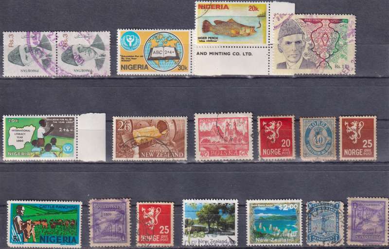 Stamps Mix World Card
