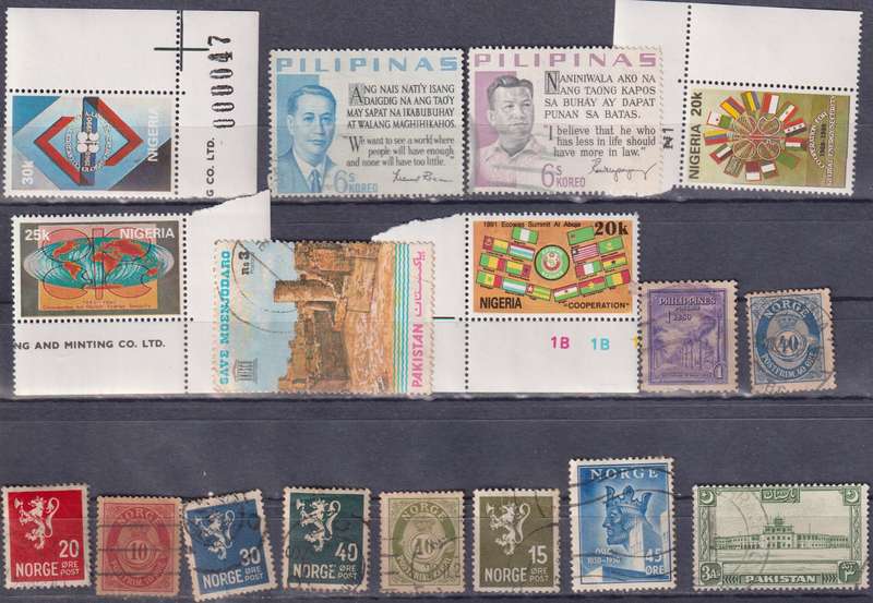 Stamps Mix World Card