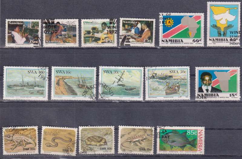 Stamps Mix World Card