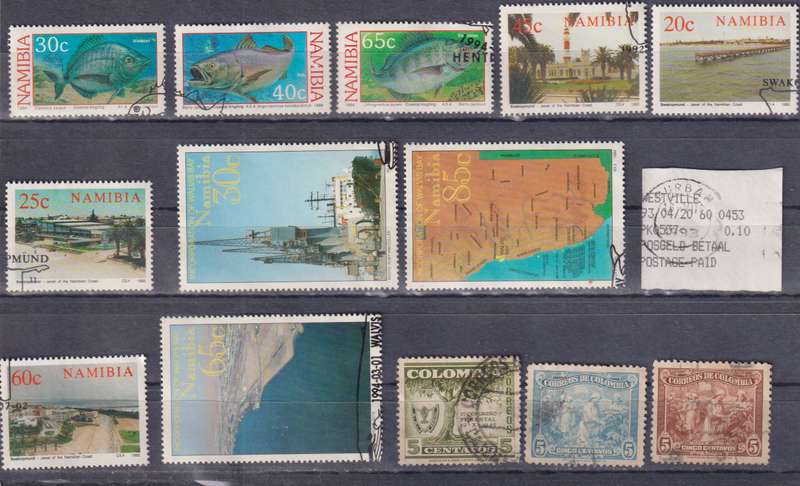 Stamps Mix World Card