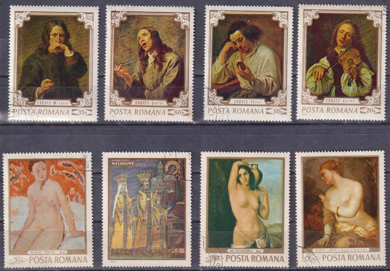 Stamp Romania Mix Card