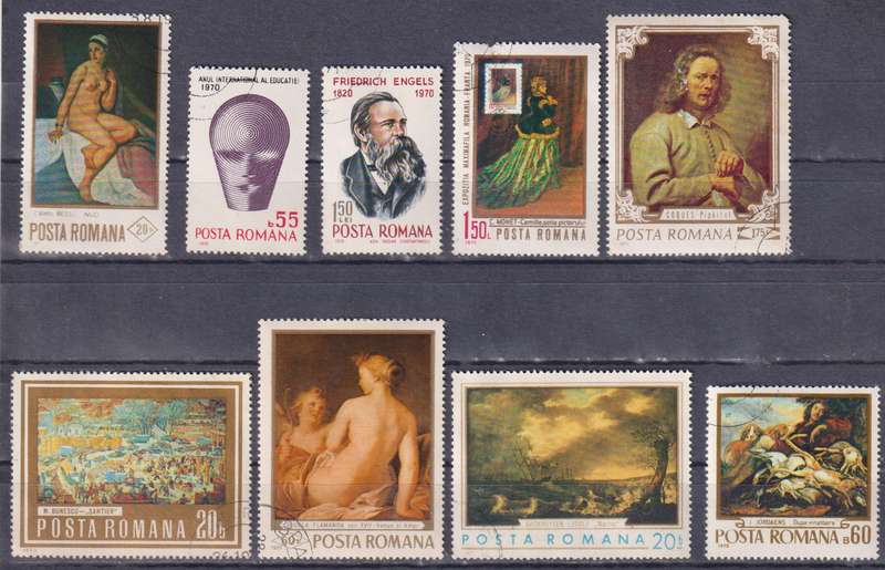 Stamp Romania Mix Card